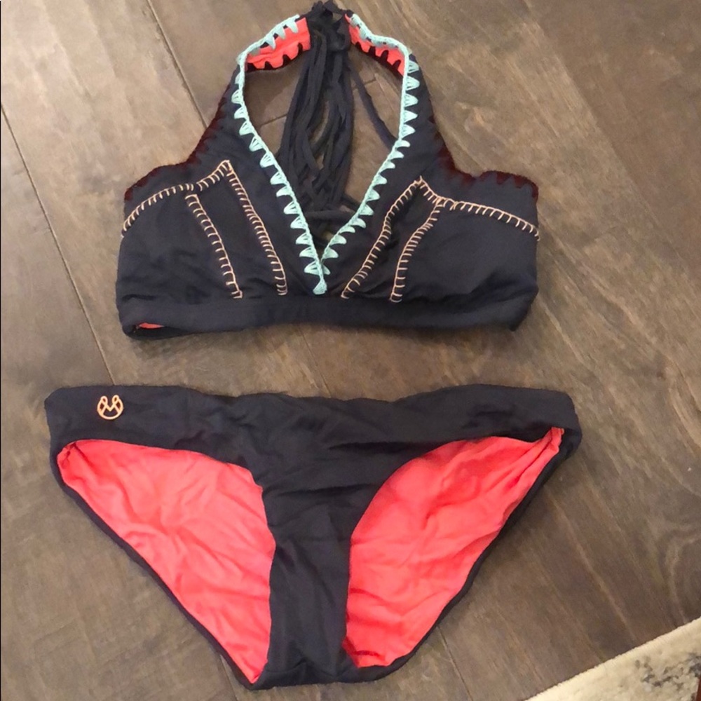 Racerback detailed bikini maaji